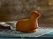 Lamb shaped cake — Stock Photo