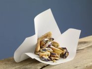 Kaiserschmarren Pfannkuchen mit Blaubeeren — Stockfoto