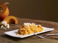Pumpkin risotto rice — Stock Photo