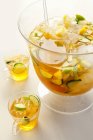 Apple and cucumber punch — Stock Photo