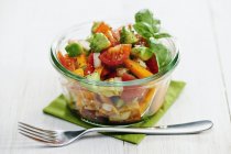 Summery vegetable salad — Stock Photo