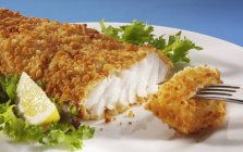 Deep-fried cod fish — Stock Photo