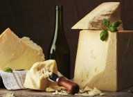 Still life with Parmesan cheese — Stock Photo