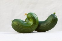 Fresh rustic cucumbers — Stock Photo