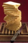 Stacked Sliced bread — Stock Photo