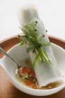 Rice paper roll — Stock Photo