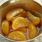 Segmenti freschi di mandarino — Foto stock