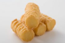 Stacked potato croquettes — Stock Photo