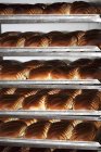 Pães de pão cozidos na hora — Fotografia de Stock