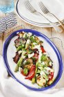 Grilled vegetable salad — Stock Photo