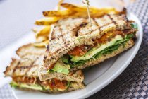 BLT sandwiches with avocado — Stock Photo