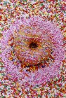 Пончик зі сто тисяч цукерок — стокове фото
