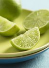 Fresh Lime wedges — Stock Photo