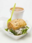 Chicken salad sandwich — Stock Photo