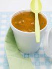 Tomato and vegetable soup — Stock Photo