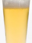 Glass of tasty lager — Stock Photo