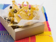 Tortilla Chips com queijo — Fotografia de Stock