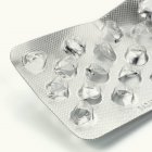 Closeup view of empty tablet packaging — Stock Photo