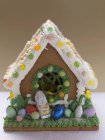 Gingerbread house for Easter — Stock Photo