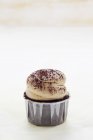 Tiramisu cupcake in baking form — Stock Photo