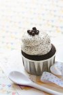 Biscuit au chocolat Cupcake — Photo de stock