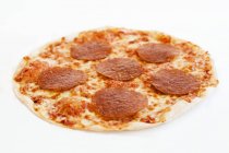 Baked Pepperoni Pizza — Stock Photo