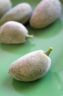 Fresh unripe almonds — Stock Photo