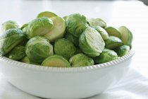 Steamed Brussels sprouts — Stock Photo