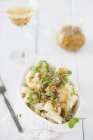 Cauliflower salad with walnuts — Stock Photo