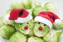 Two Brussels sprouts — Stock Photo