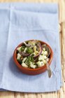 Goat's cheese with onions — Stock Photo