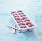 Lollies di ghiaccio fatti in casa — Foto stock