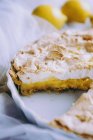 Crostata di meringa al limone — Foto stock