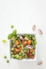Ingredientes para sopa de verduras - foto de stock