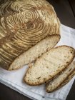 Freshly baked homemade loaf — Stock Photo
