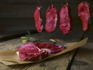 Various beef steaks — Stock Photo