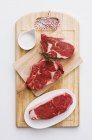 Various beef steaks — Stock Photo