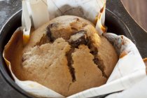 Muffin alla vaniglia e mirtillo rosso — Foto stock