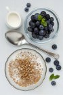 Ciotola di croccante cereali per la colazione — Foto stock