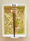 Oriental noodle soup — Stock Photo