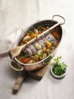 Poached ox fillet — Stock Photo