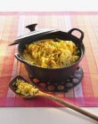 Cauliflower curry in a pot — Stock Photo