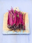 Young beetroot stalks — Stock Photo