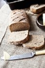 Freshly baked wholemeal bread — Stock Photo