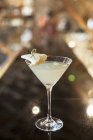 Cocktail di pera su vetro — Foto stock