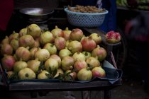 Fresh yellow pomegranates — Stock Photo