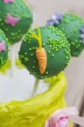 Green cake pop — Stock Photo