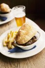 Steak and ale pie — Stock Photo