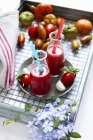 Succo di pomodoro fresco — Foto stock