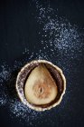 Crostata di pere e cioccolato — Foto stock